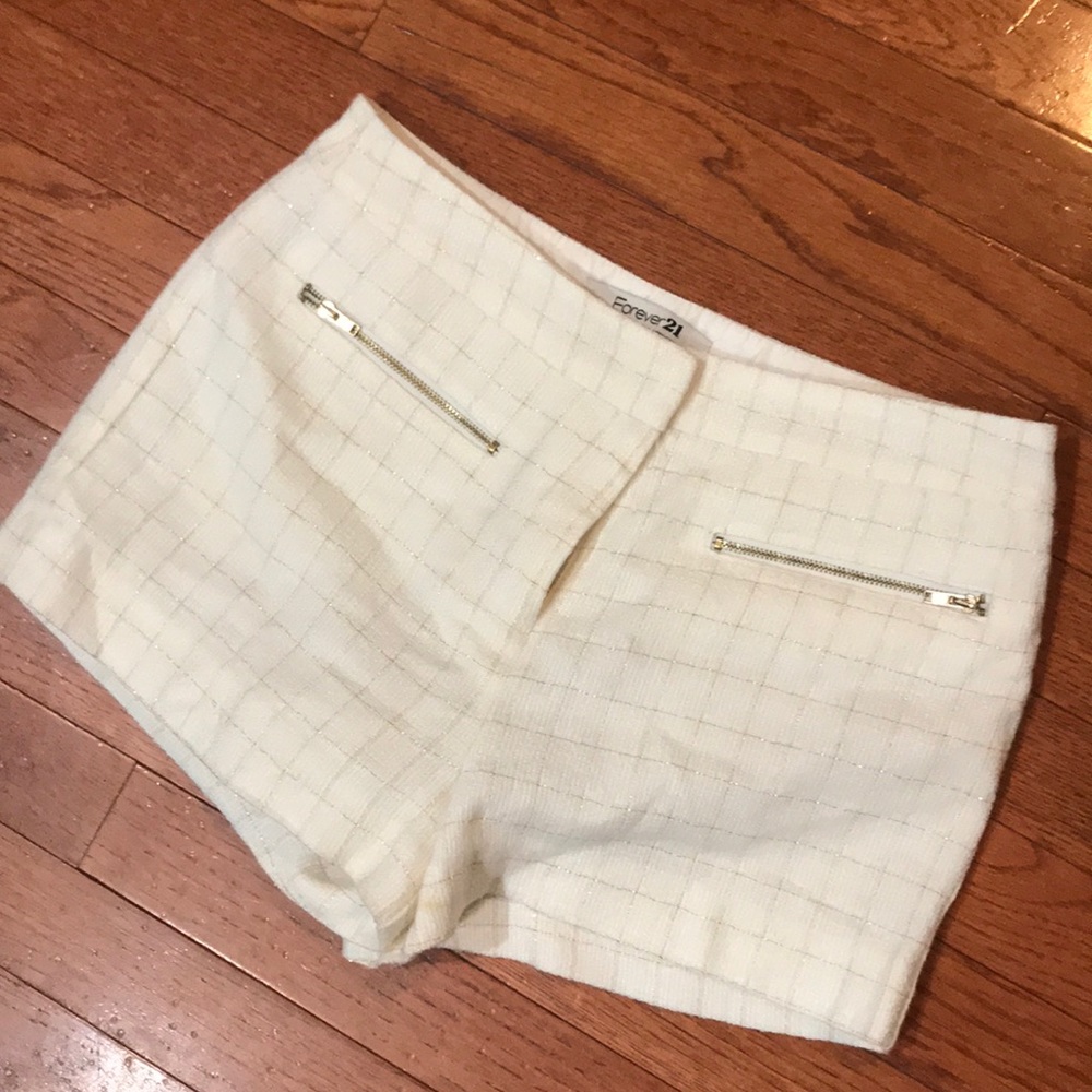 Forever 21 Gold Shorts